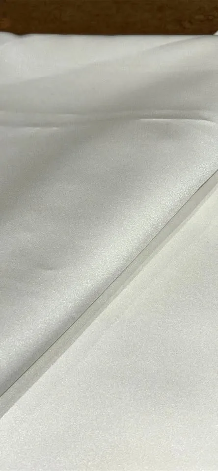 White Matte Satin All 4 Meters thumbnail