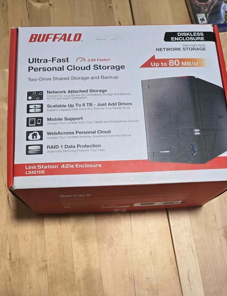 Buffalo Linkstation 421e Diskless NAS Enclosure - photo 3
