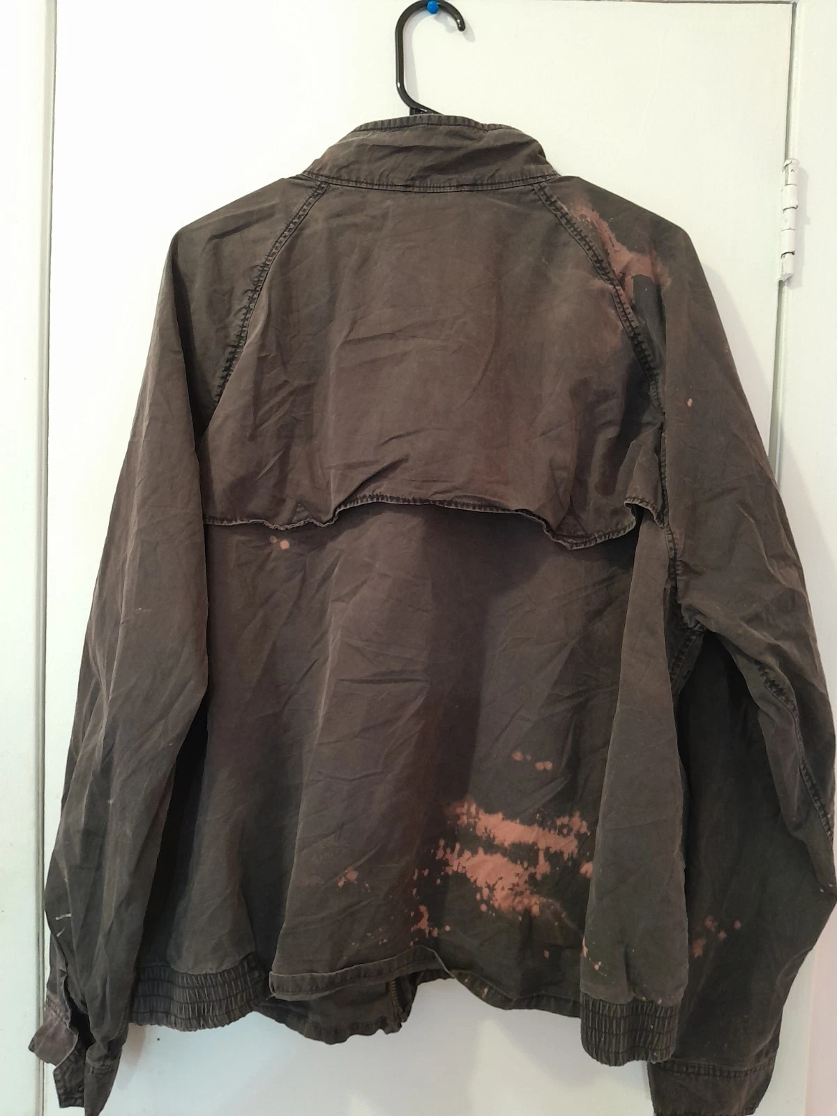 Vintage Polo Ralph Lauren Harrington Jacket 90’s Brown Cotton Fu - photo 5