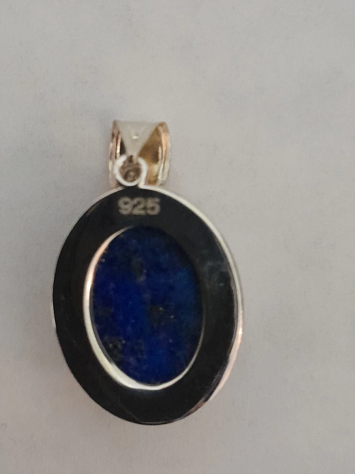 Natural Lapis Lazuli Gemstone Pendant 925 Sterling Silver Jewelr - photo 2