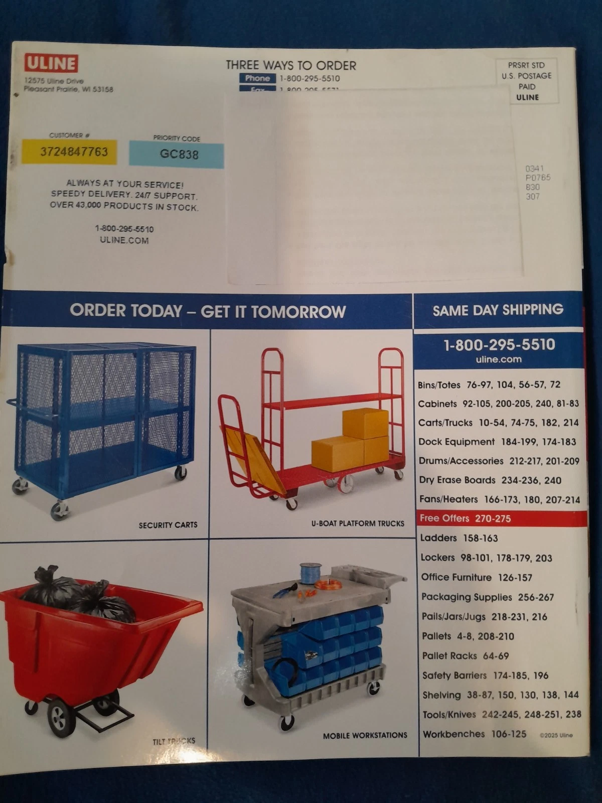 ULINE Special Spring Summer 2025 Industrial Supply & Safety Refe - photo 2