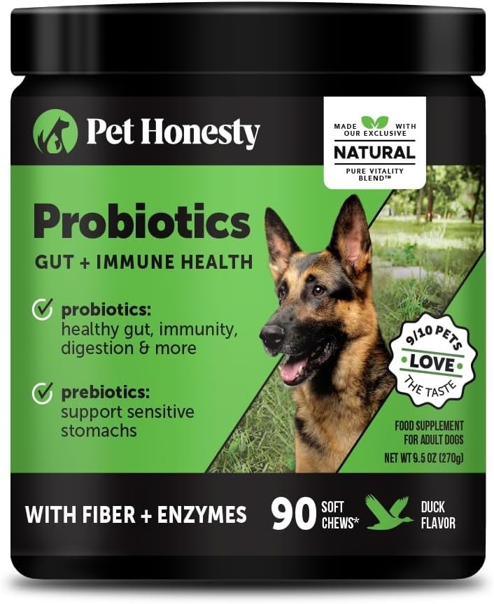 Pet Honesty Dogs Probiotic Chews - 90 ct