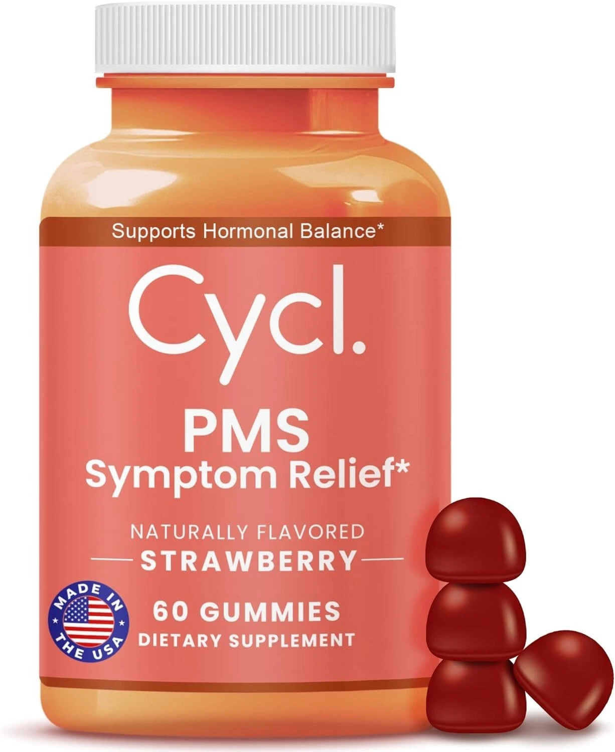 PMS Support Gummies for Women - Chasteberry Supplement for Hormo