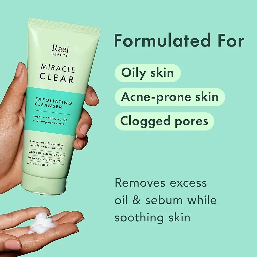 Face Cleanser for Oily & Acne Prone Skin, Korean Skin Care - photo 4