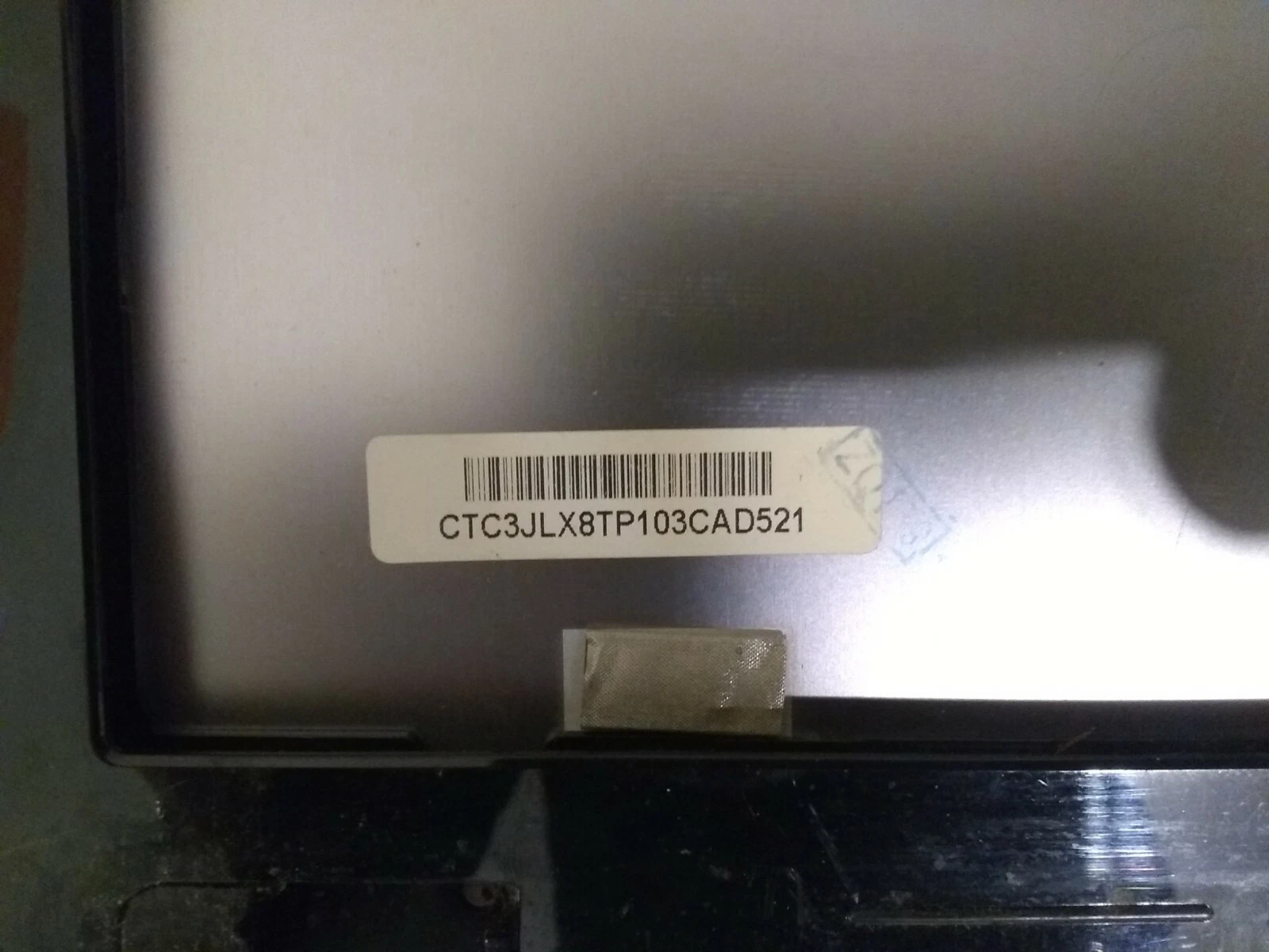 HP DV6-3236NR Laptop Notebook LCD Cover - Silver - photo 3