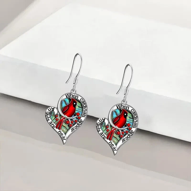 When Cardinals Appear Pendant Earrings, Jewelry, Holiday Birthda - photo 2
