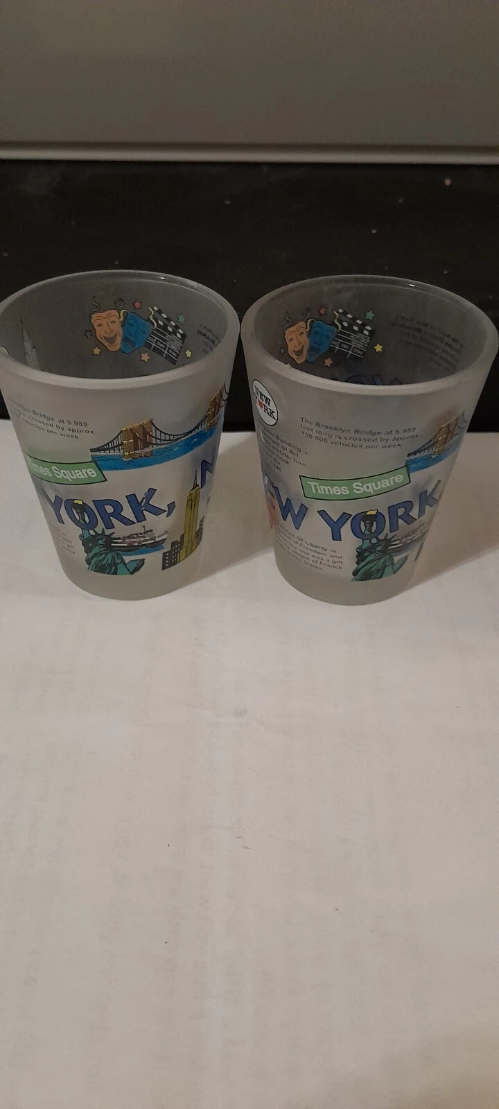 NYC Yellow Taxi Shot Glasses Set of 2 - photo 2