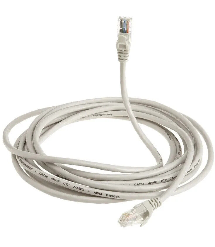 AmazonBasics RJ45 Cat5e Ethernet Cable - 14 ft