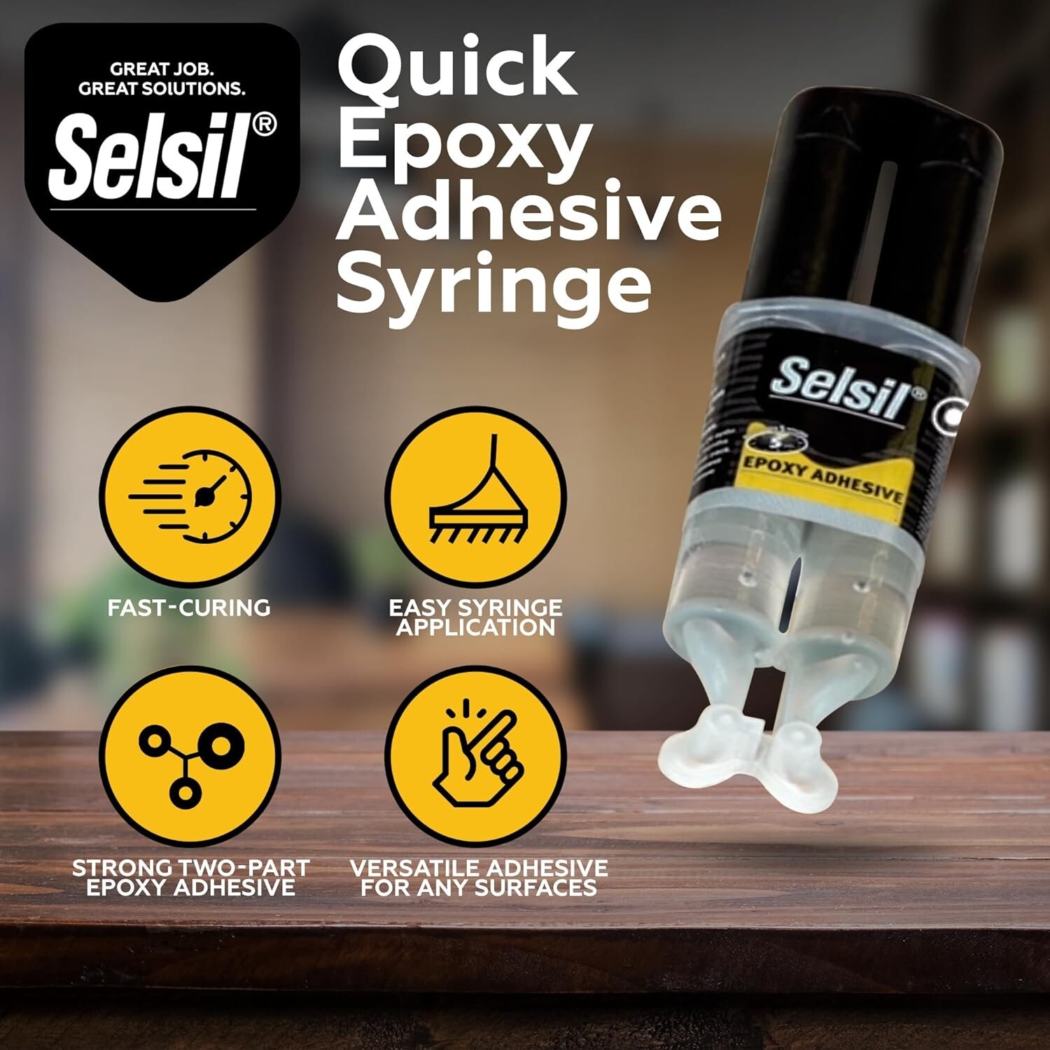 Quick Epoxy Adhesive Syringe - photo 3