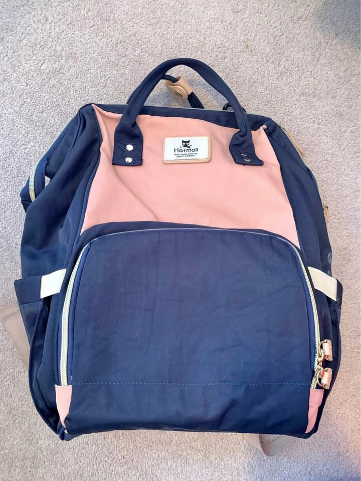 Diaper Bag (Pink and Blue)