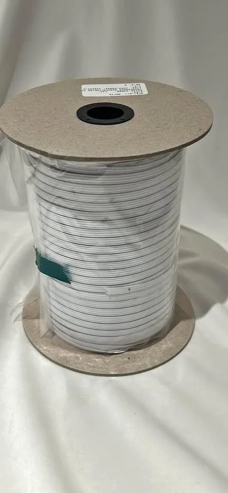 1/4” white Elastic Full Roll 300m thumbnail