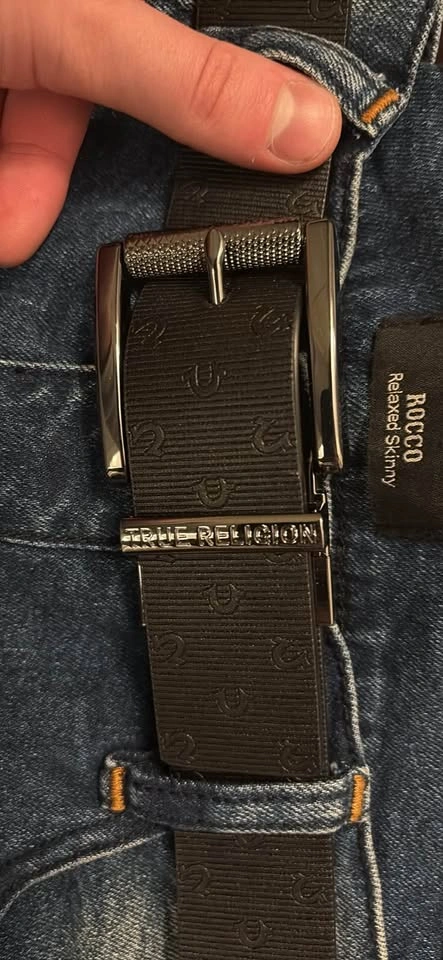 True Religion Belt and Jeans - Men's Size 36 - photo 2