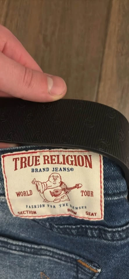 True Religion Belt and Jeans - Men's Size 36 - photo 4
