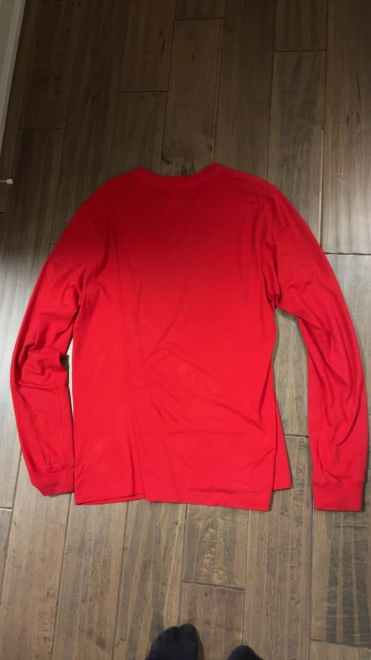 Red bike shirt long sleeve size medium - photo 3