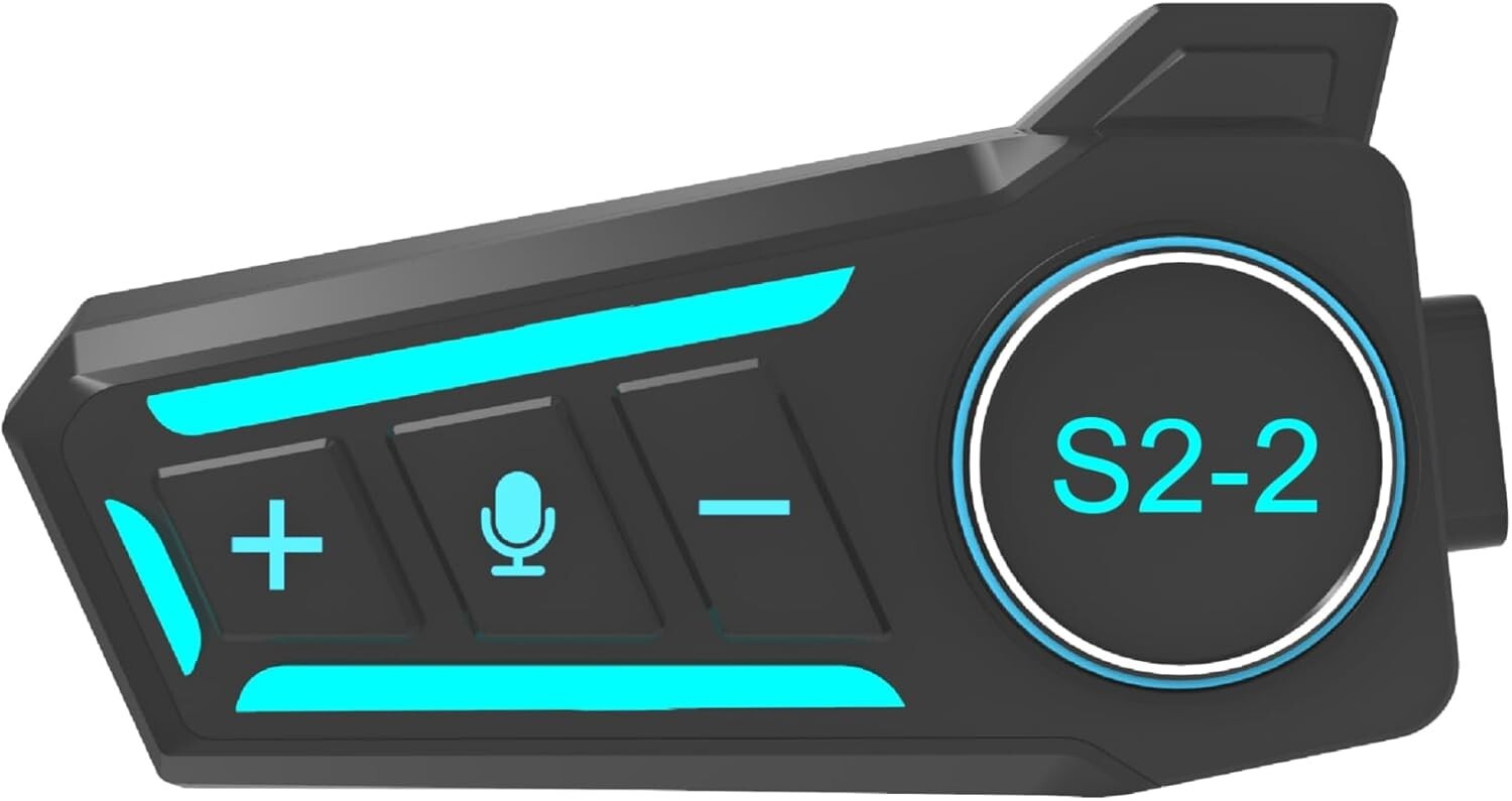 Motorcycle Intercom Headset USB C Interface Communication System