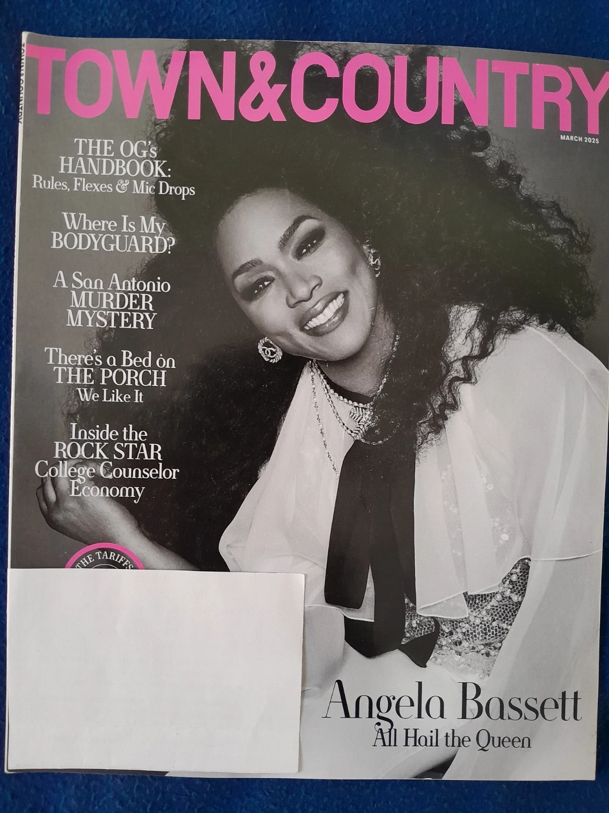 Town & Country Magazine March, 2025 - Angela Bassett