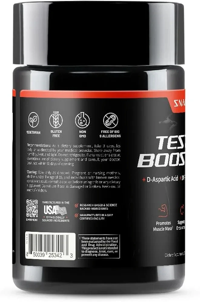 Snap Supplements Testosterone Booster for Men - photo 2