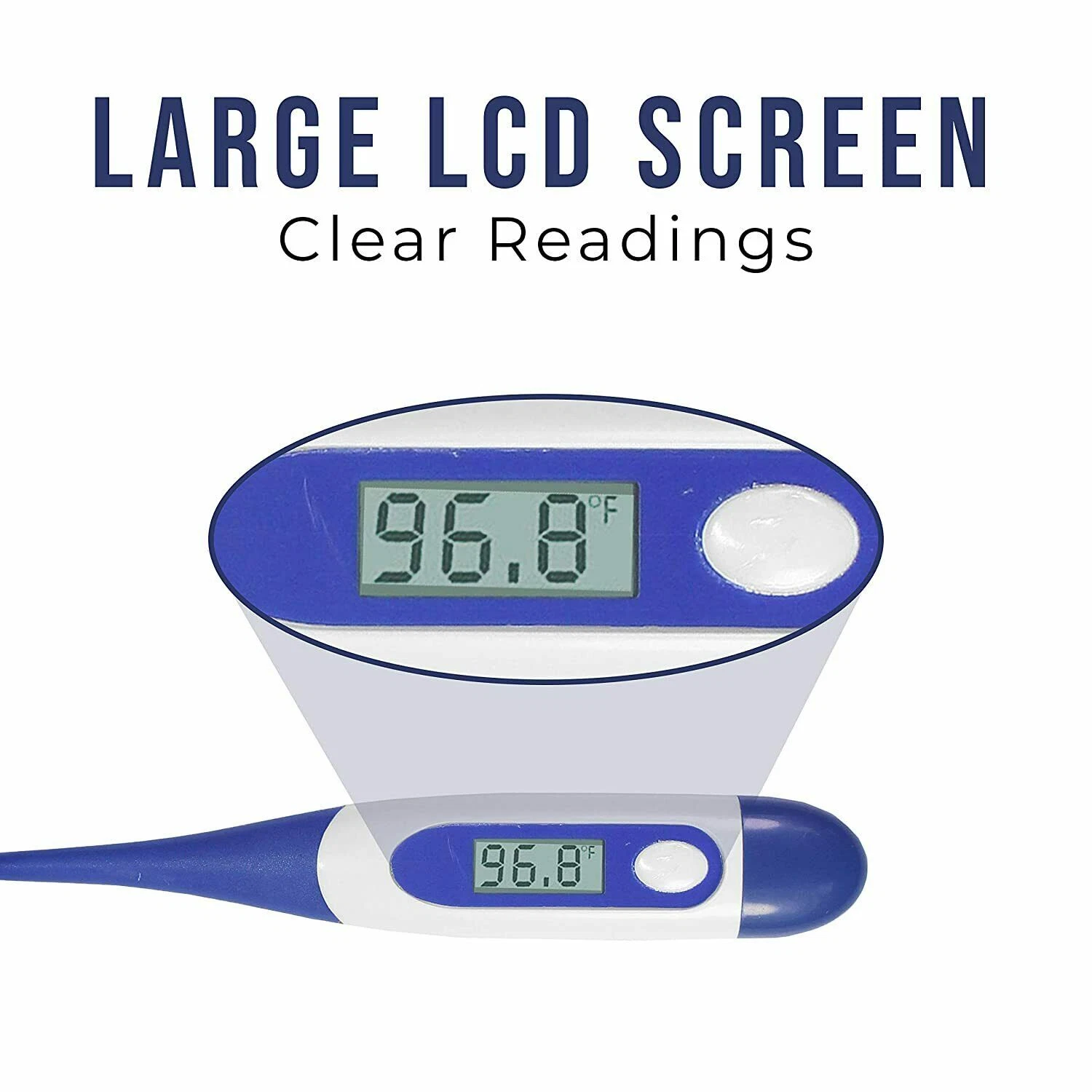 Digital Body Thermometer Fever Temperature Meter Accurate Waterp - photo 3