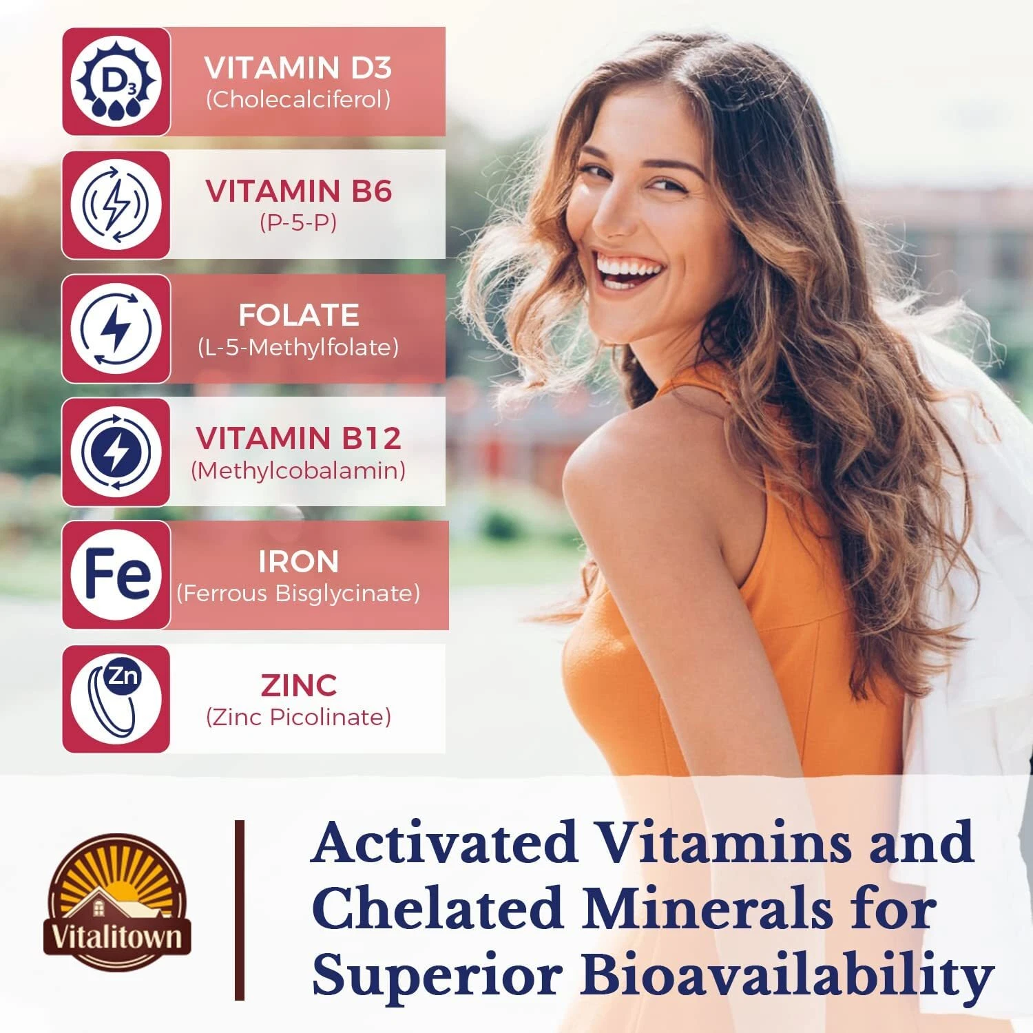 Women's Multivitamin A C D E K Whole Body Health Support - photo 3