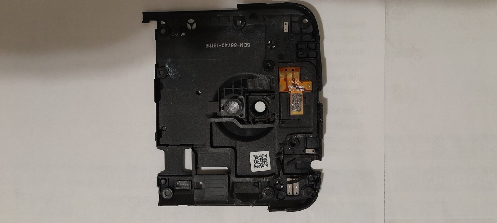 Motorola E5 XT1921 Rear Back Camera Lens Frame Replacement - photo 2