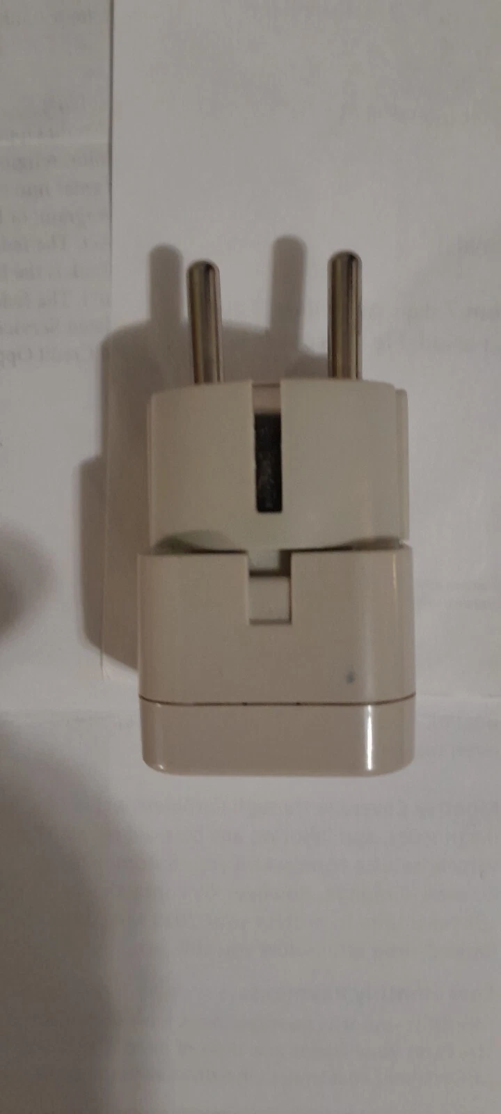 Travel Charger Converter US to EU/RU European Adapter Plug - photo 4