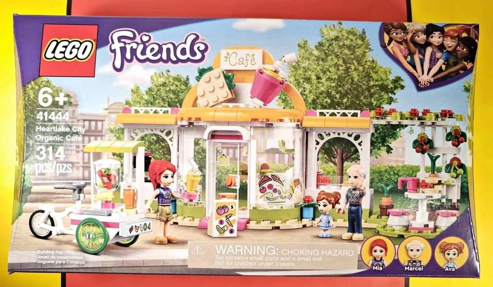 Lego Friends 41444 Heartlake City Organic Café w/ Mia/Marcel/Ava