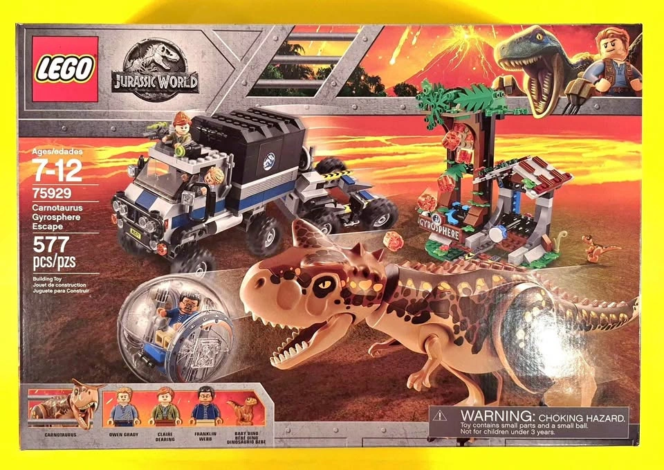 Lego Jurassic World 75929 Carnotaurus Gyrosphere Escape 2019