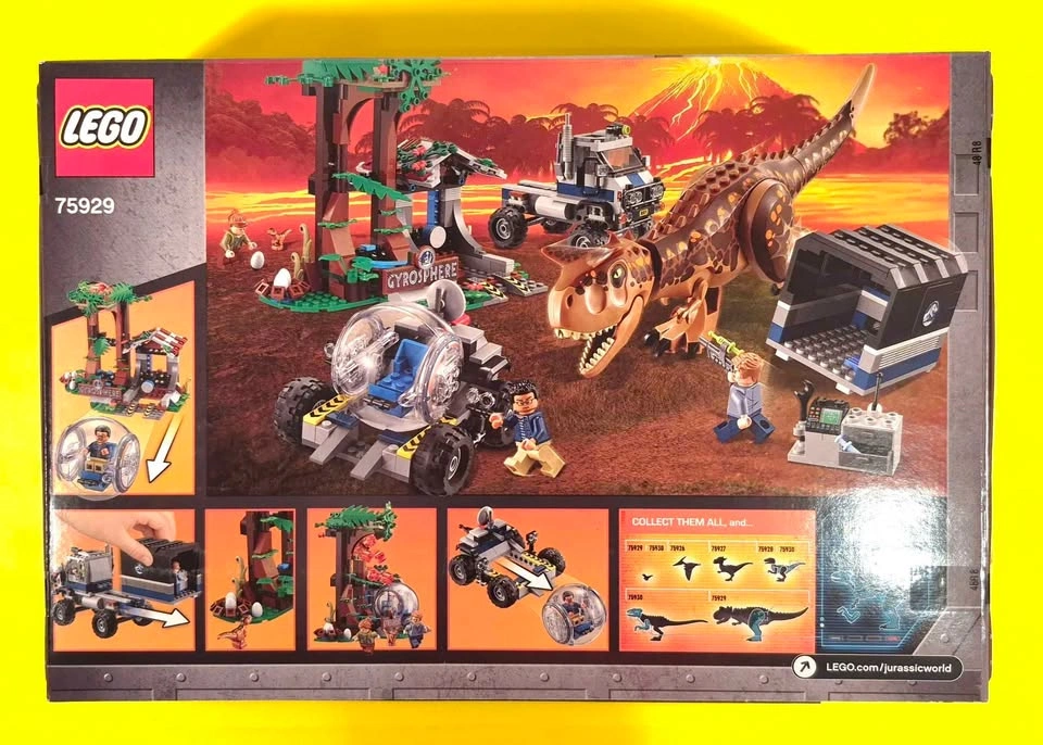 Lego Jurassic World 75929 Carnotaurus Gyrosphere Escape 2019 - photo 2