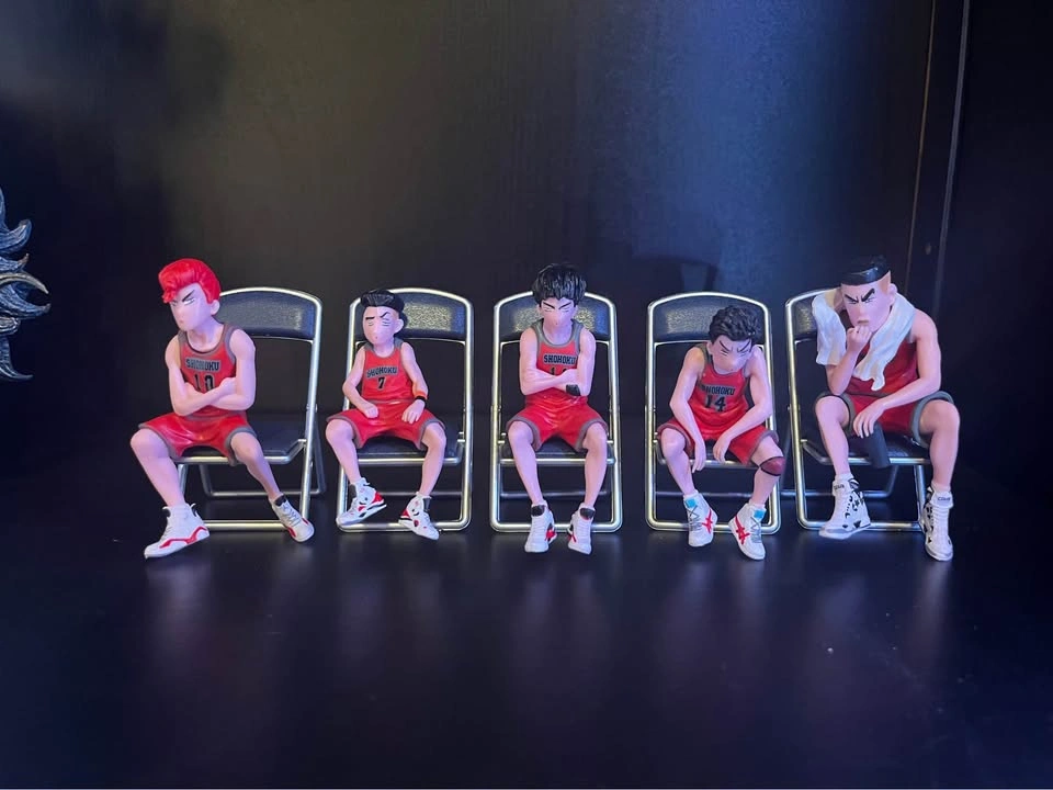 Slam Dunk 5pc Sitting Anime Figures - photo 2