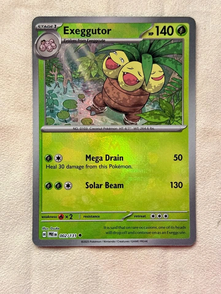 Exeggutor 002 Masterball Prismatic