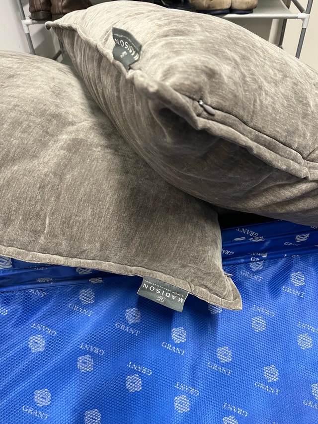 Madison Decorative Pillows - Grey