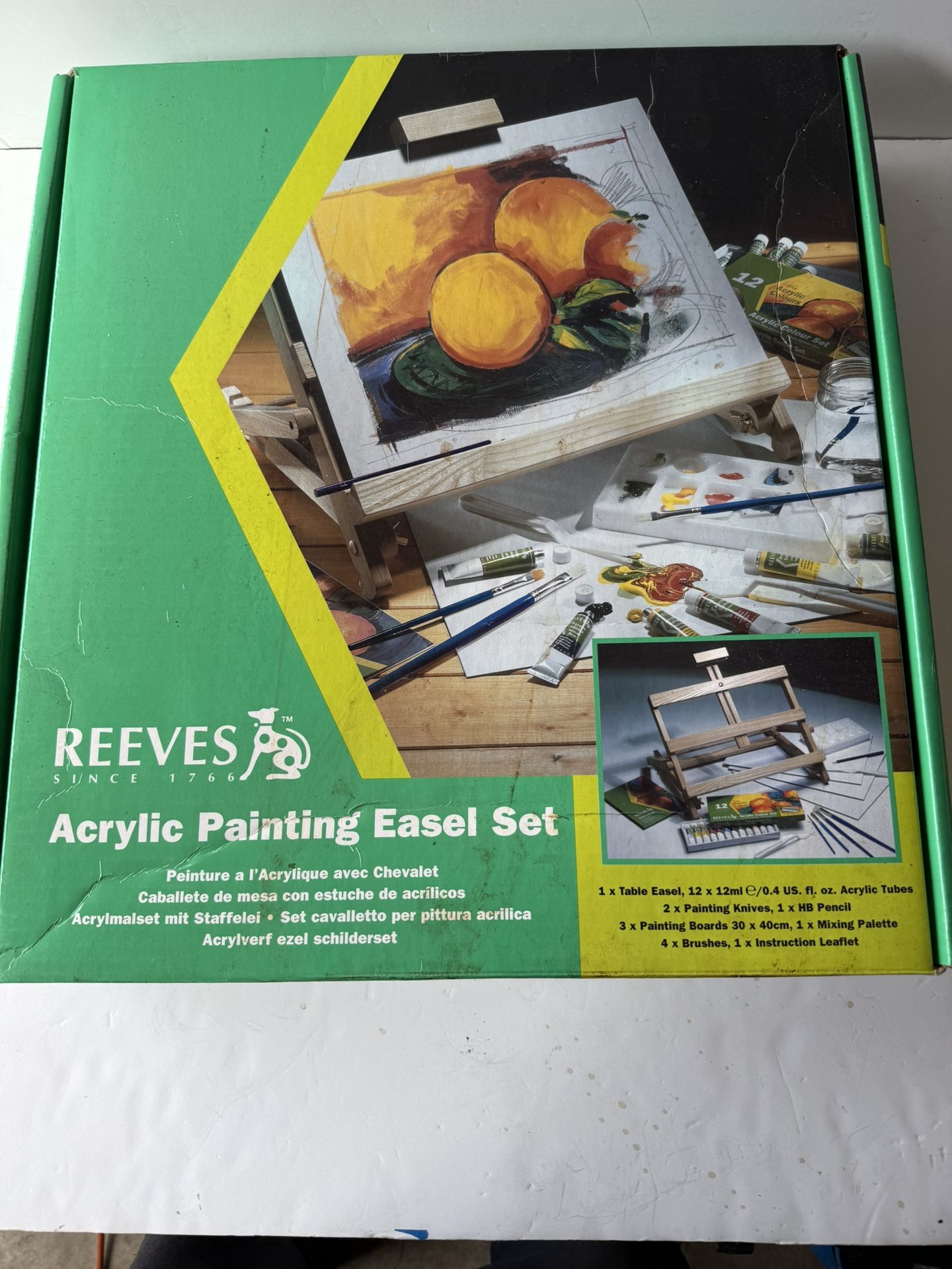 Reeves Acrylic Painting Easel Set *New*