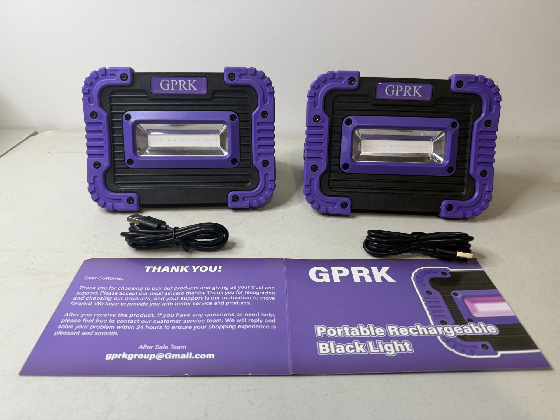 Rechargeable Black Light - 2 Pack