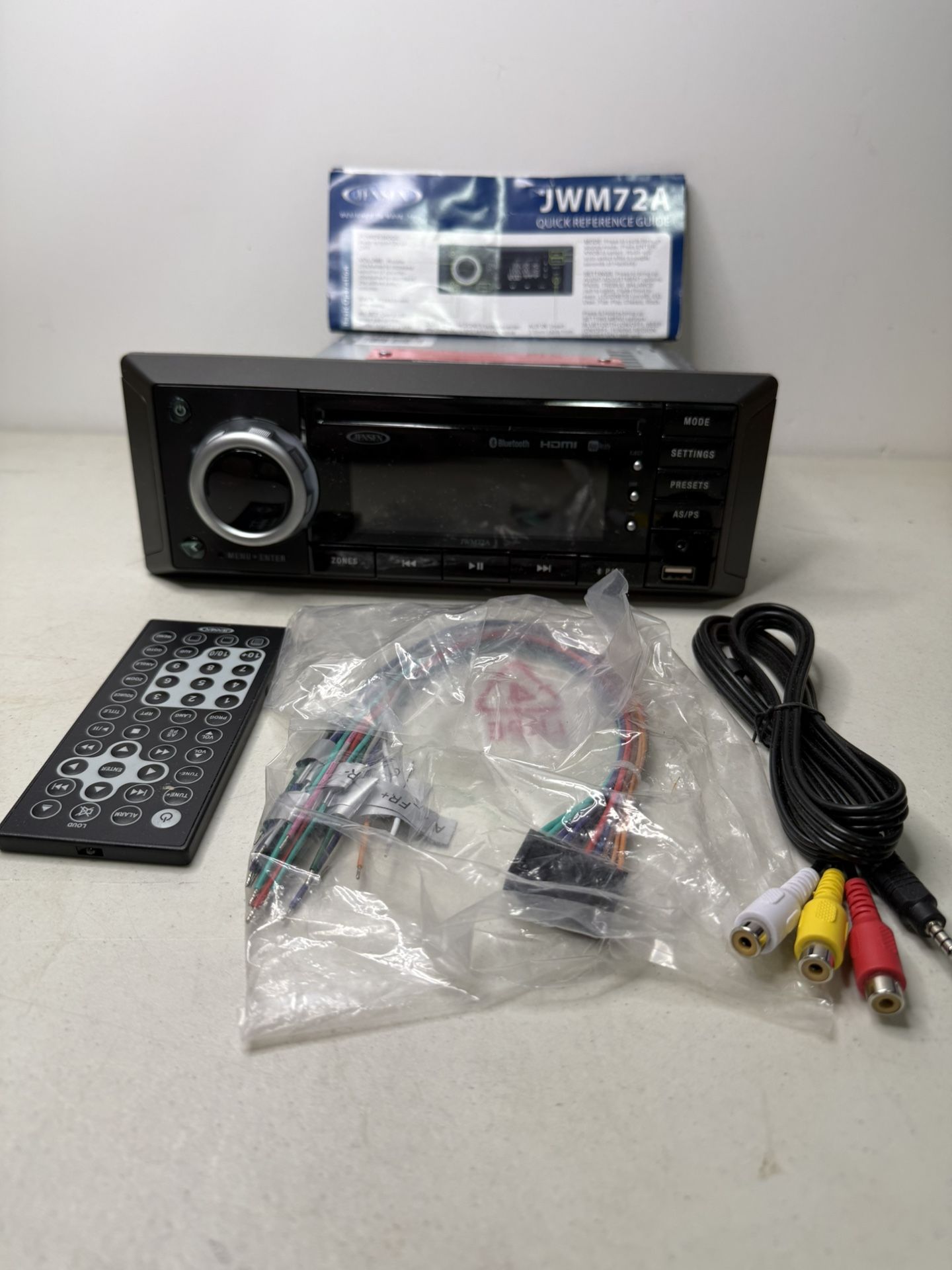Jensen JWM72A RV Wallmount Stereo DVD/USB/Bluetooth