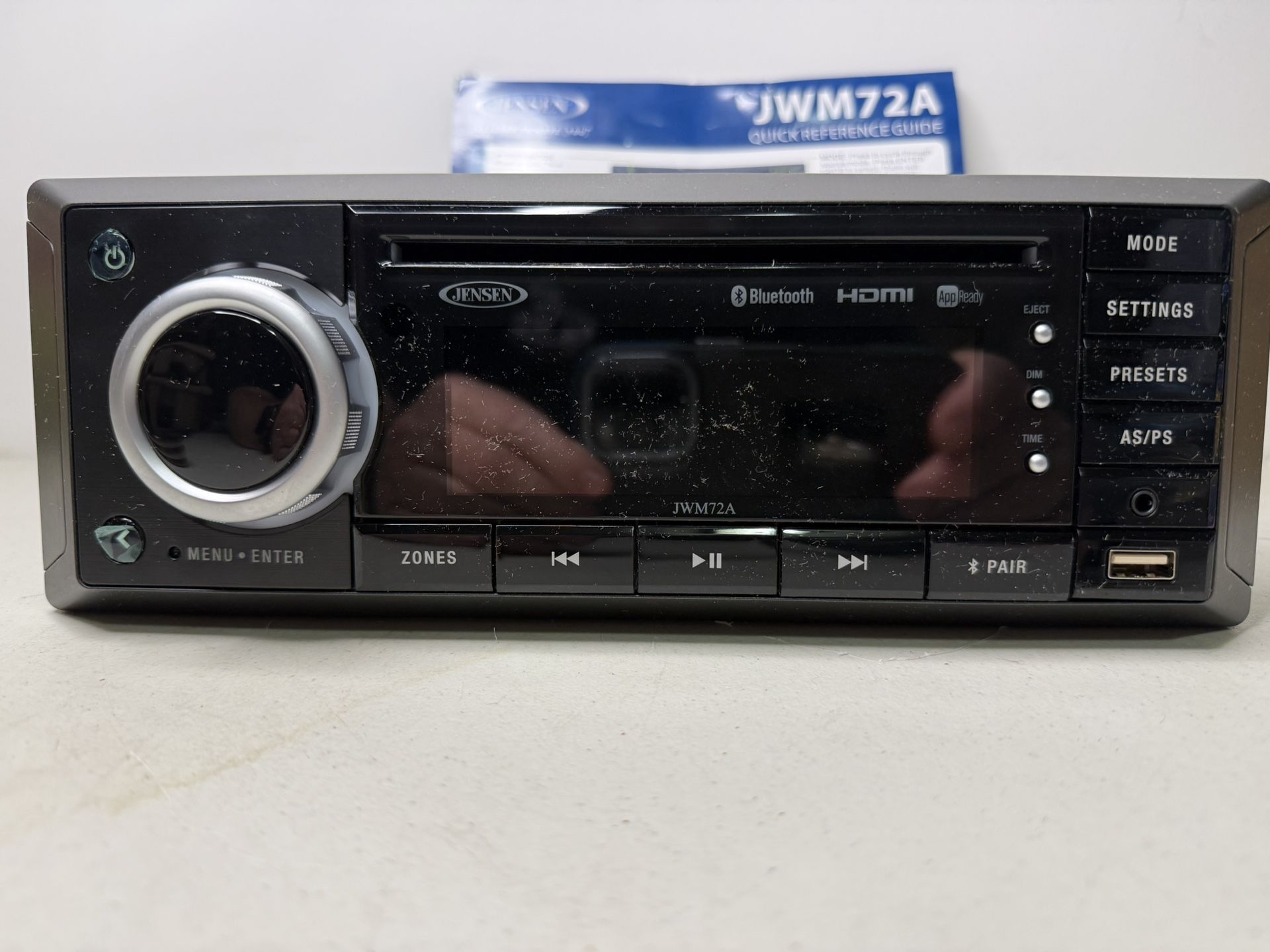 Jensen JWM72A RV Wallmount Stereo DVD/USB/Bluetooth - photo 2