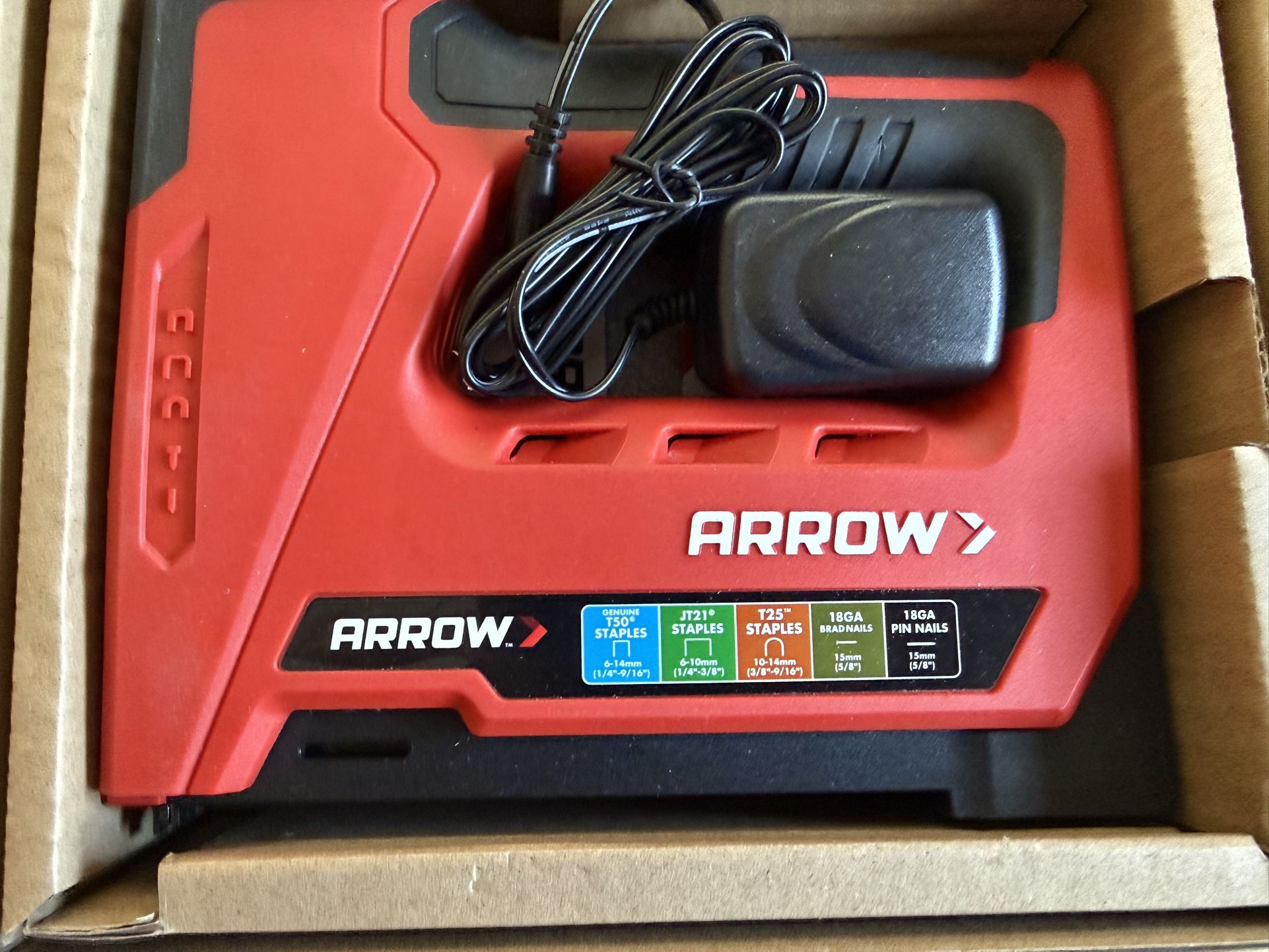 Arrow Cordless 5 in 1 Electric Staple Gun Kit - photo 3