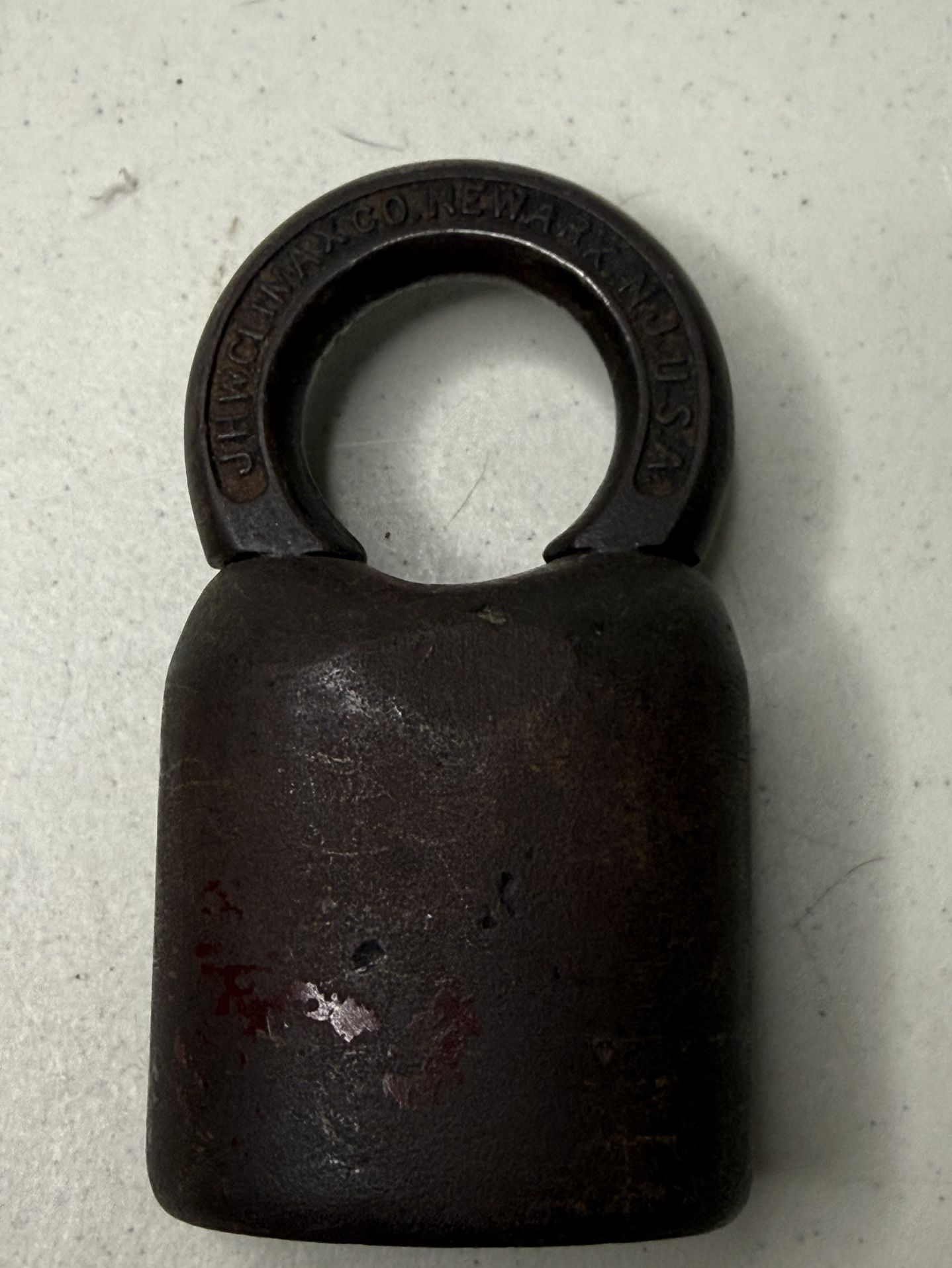 Vintage JHW Climax Co Scandinavian Padlock
