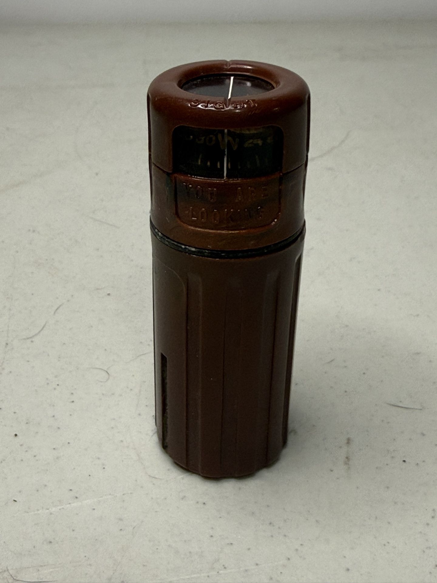 Vintage WWII DuPage Waterproof Match Holder & Compass