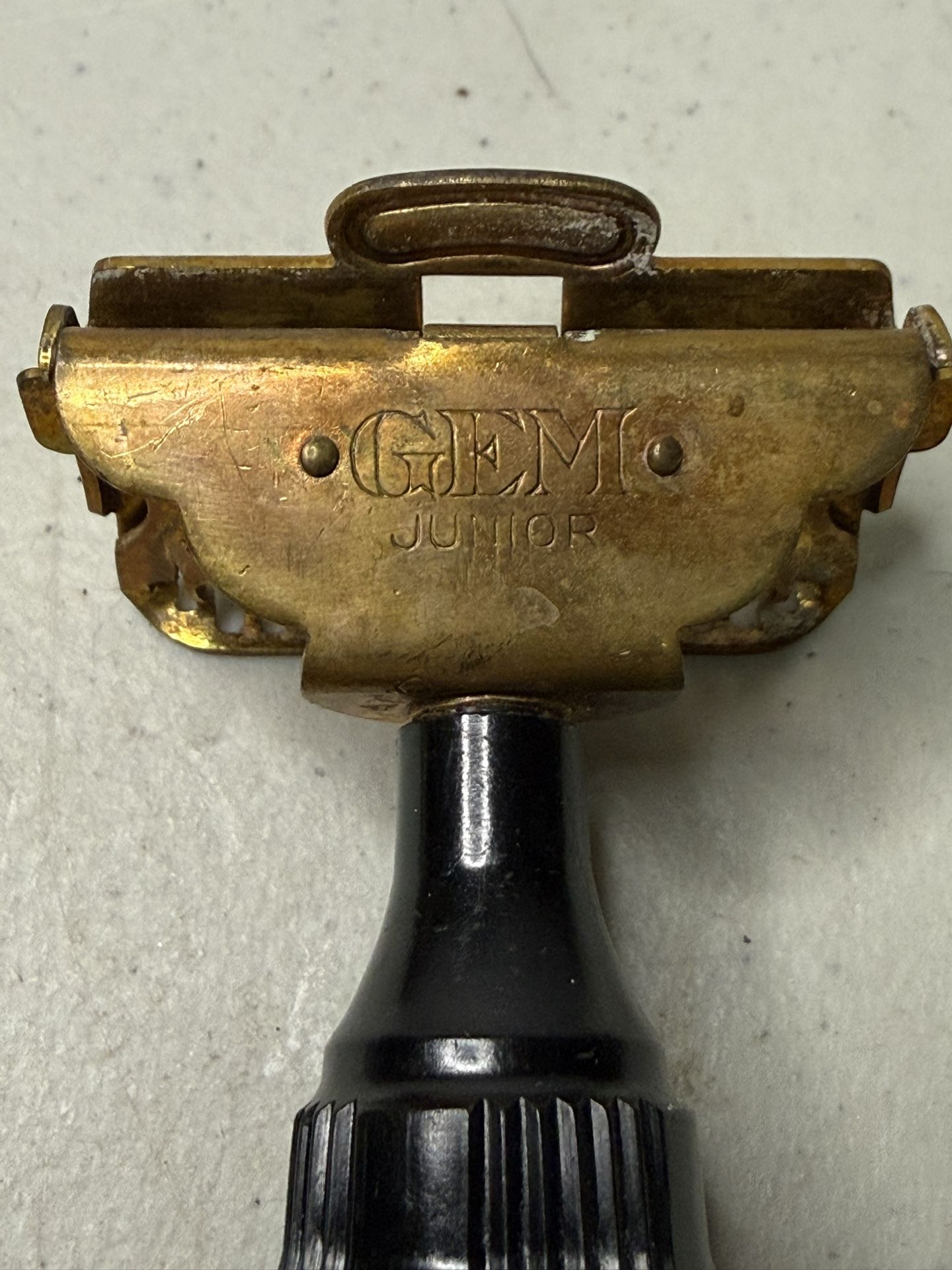 Vintage Gem Junior Safety Razor with Bakelite Handle - photo 2