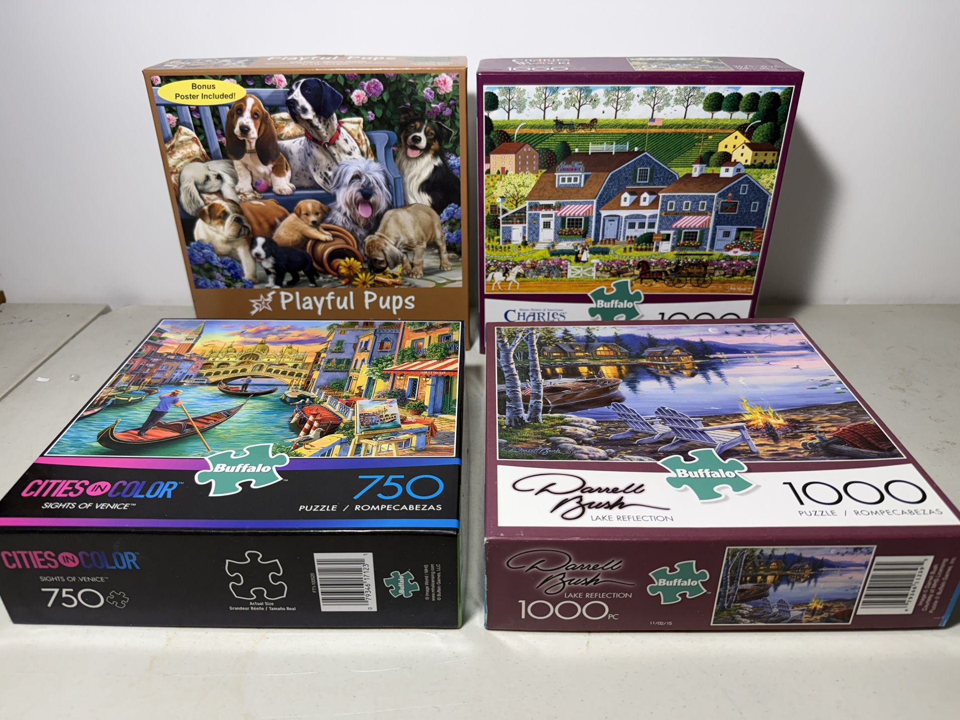 Lot Of Buffalo Puzzles