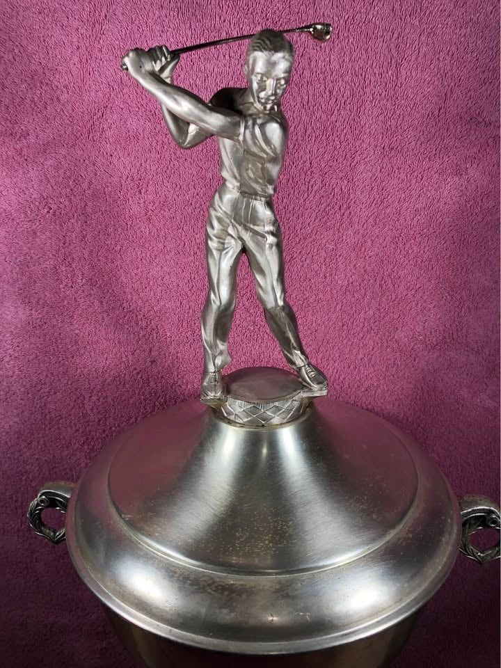 Medinah CC 1968 Harold "Mush" March Golf Trophy Blackhawks - photo 4