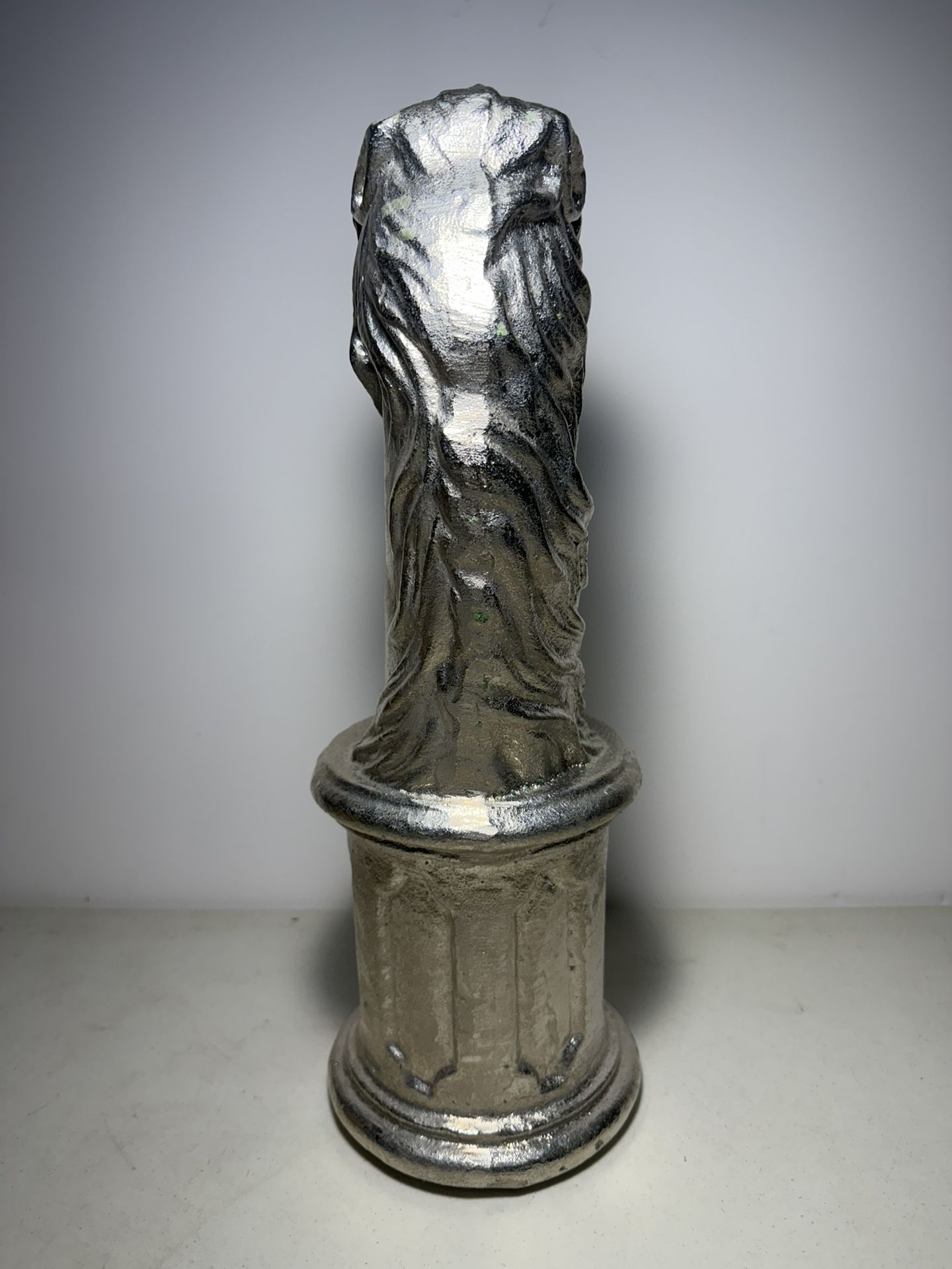 Vintage Cast Iron Horse Head Hitching Post Top 13.25" - photo 4