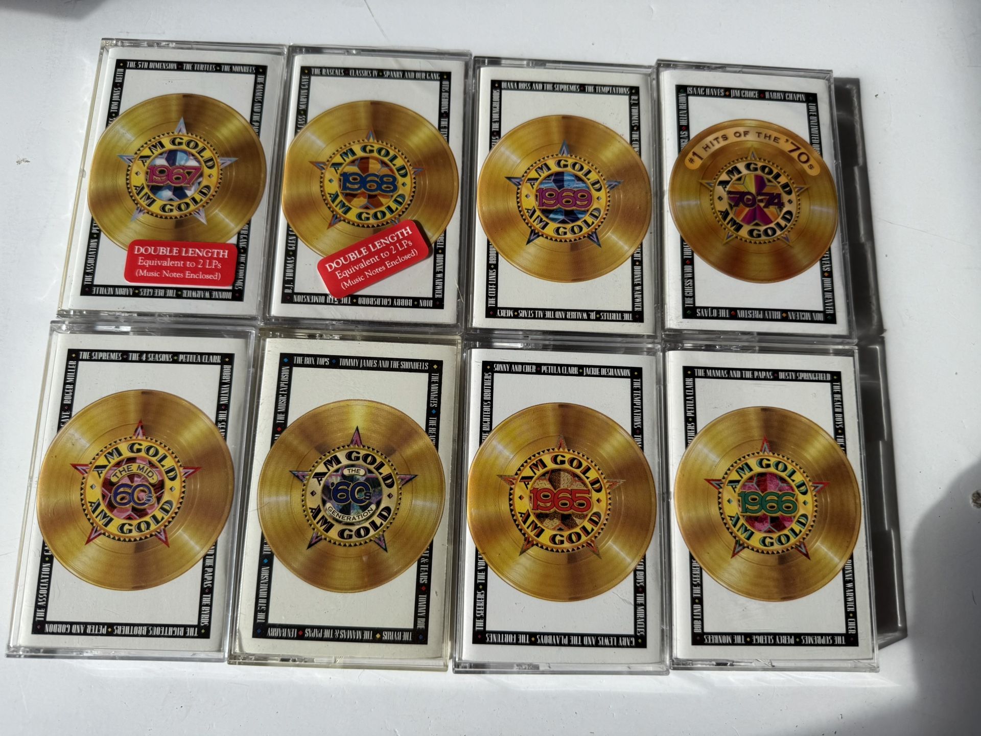 AM Gold 60s Time Life Music Cassette Lot (8 pc)