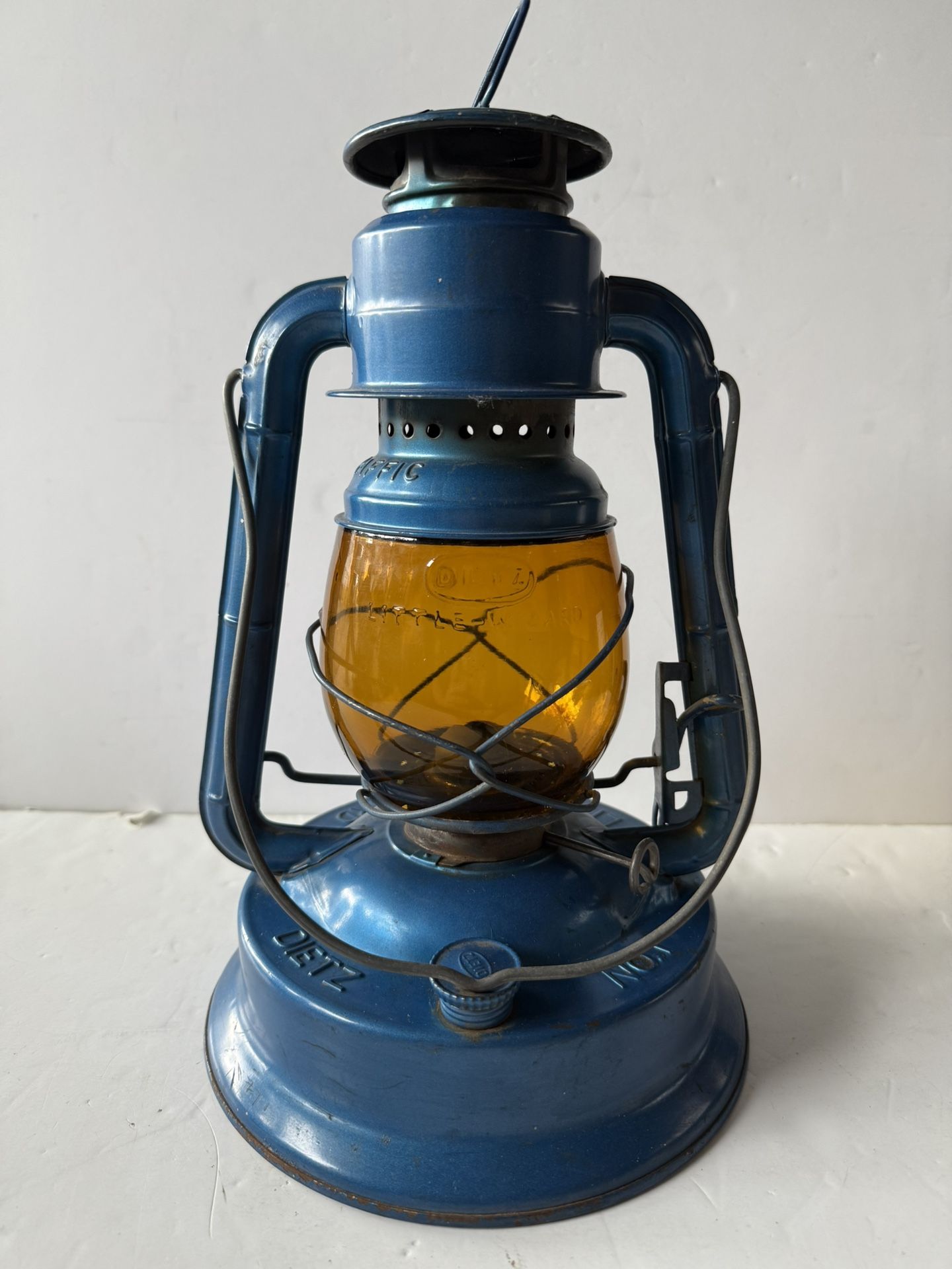 Deitz No 1 Bureau of Traffic Lantern with Amber Globe