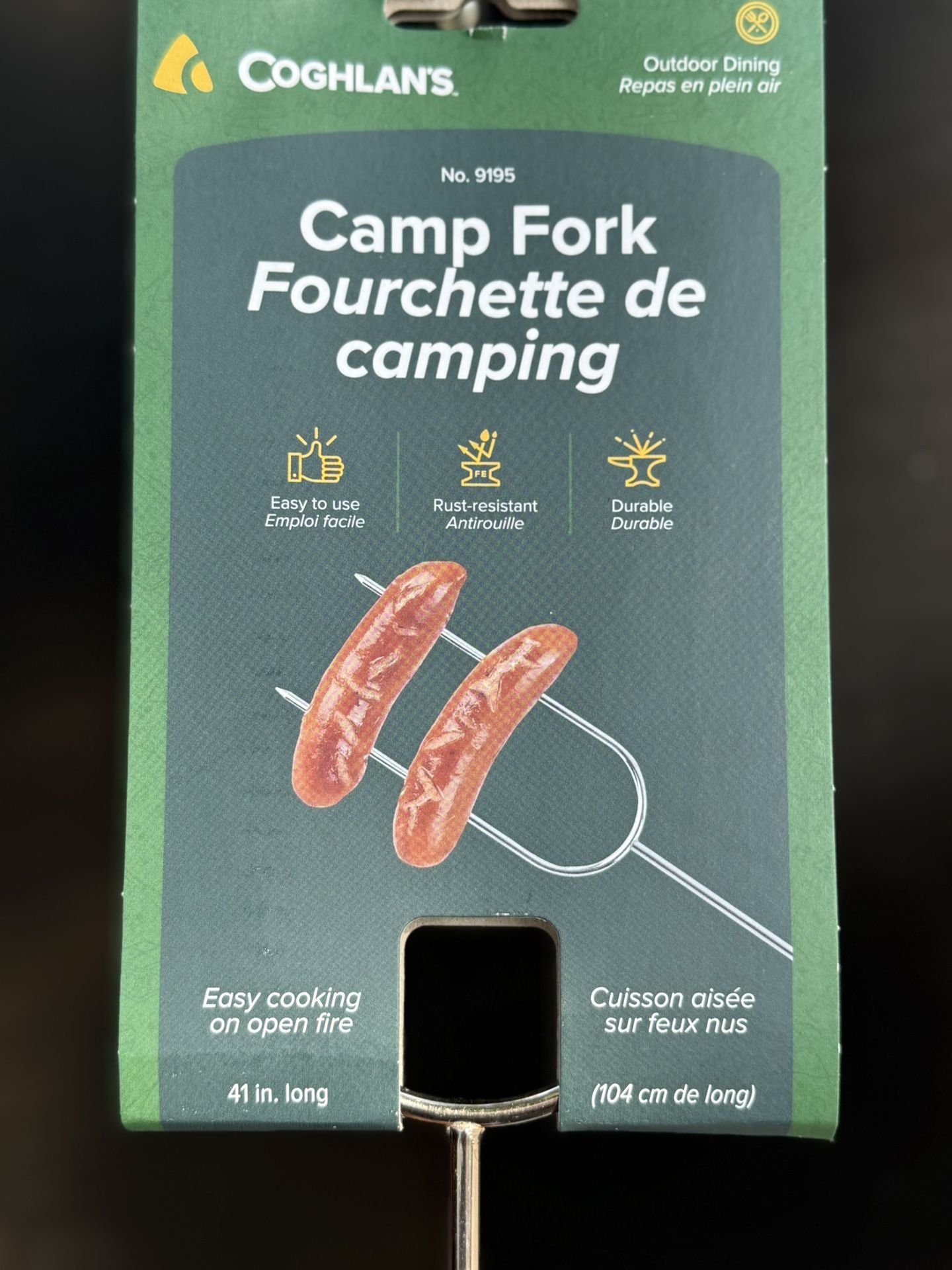 Coghlan's 41” Wooden Handle Roasting Camp Fork - photo 3