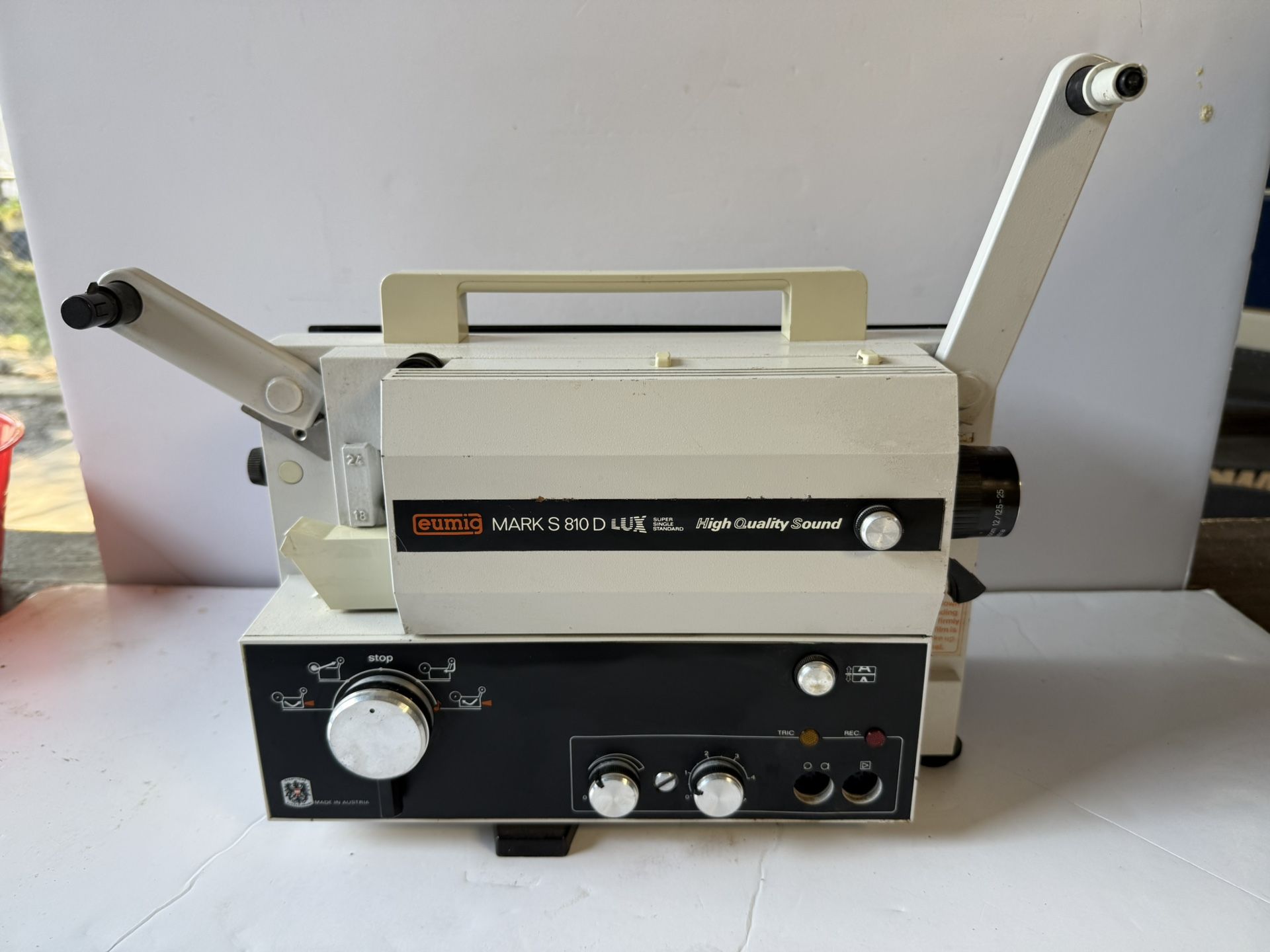 Eumig Mark S 810 D Lux Super8 Film Projector - Powers On