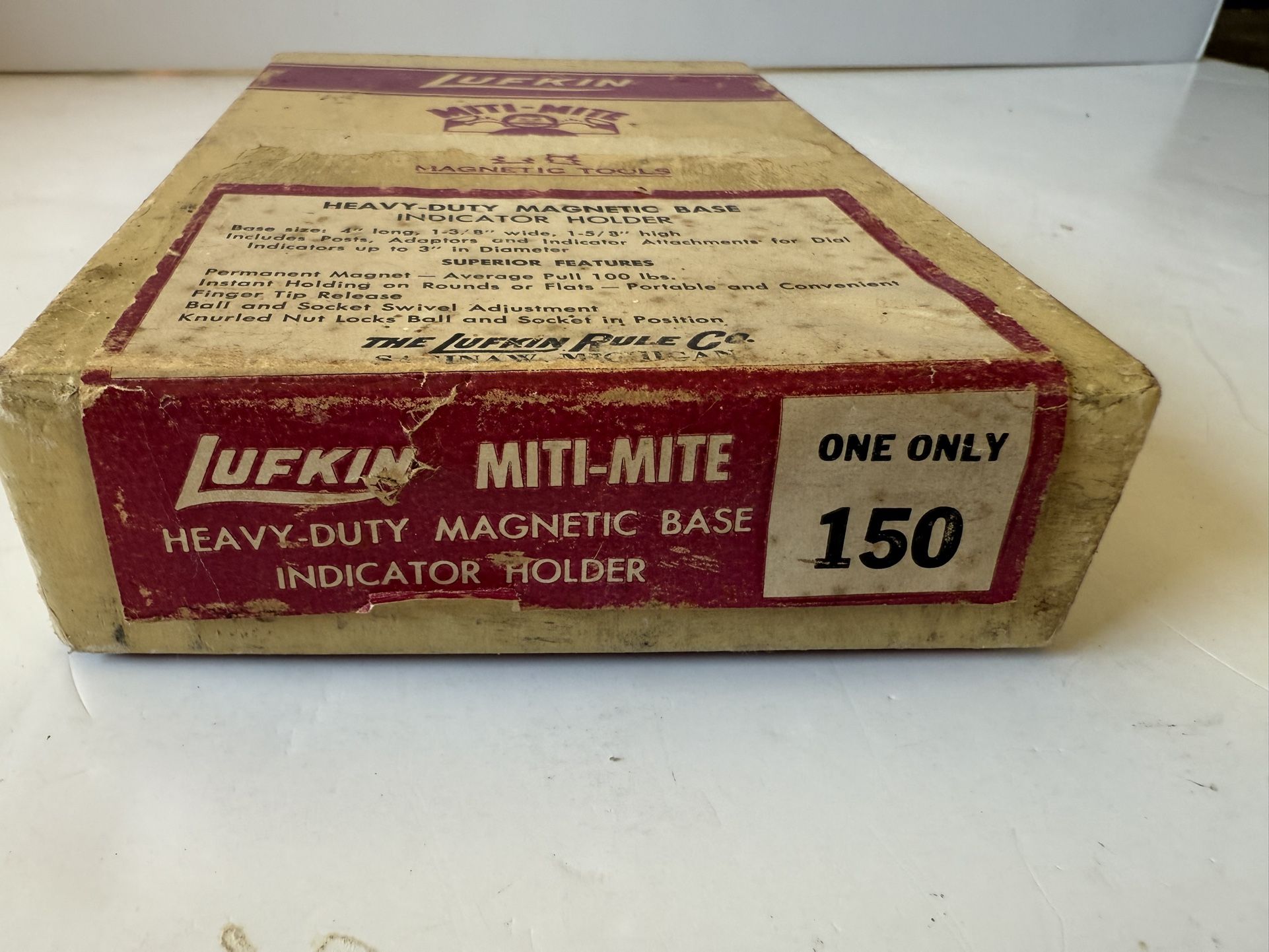 LUFKIN No. 150 Heavy Duty Magnetic Base Indicator Holder - photo 4