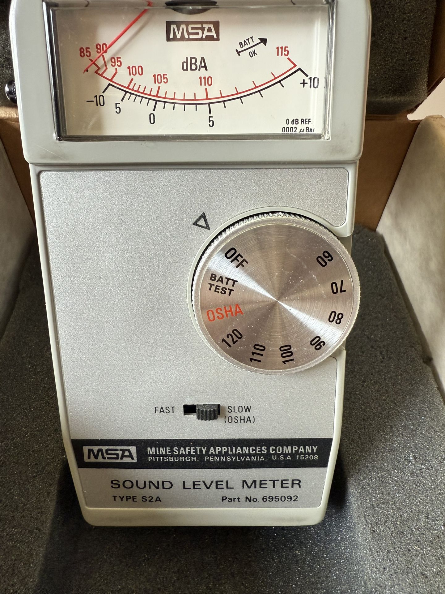 MSA-Simpson Sound Level Meter Model 884 Type S2A - photo 4