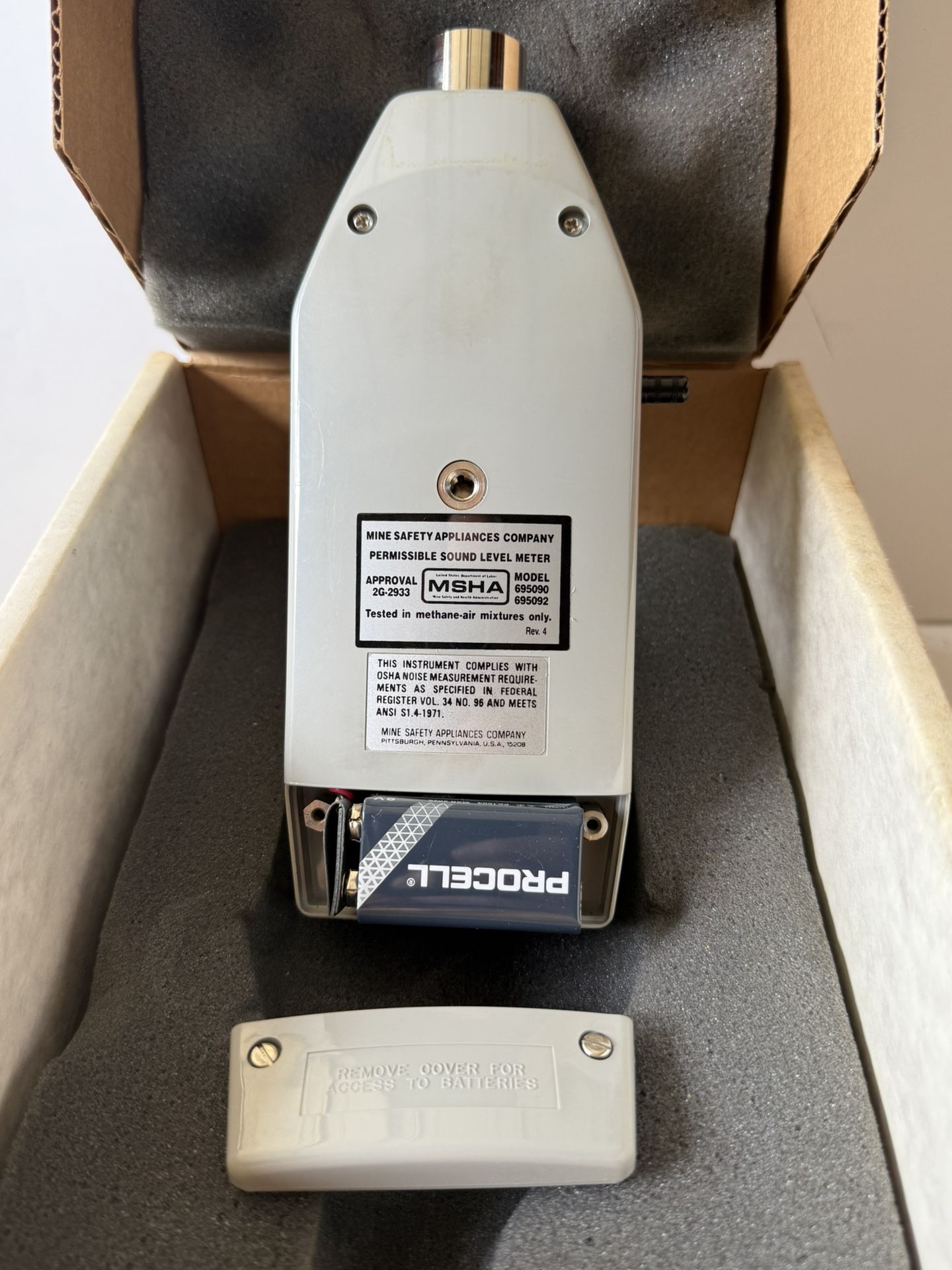 MSA-Simpson Sound Level Meter Model 884 Type S2A - photo 5