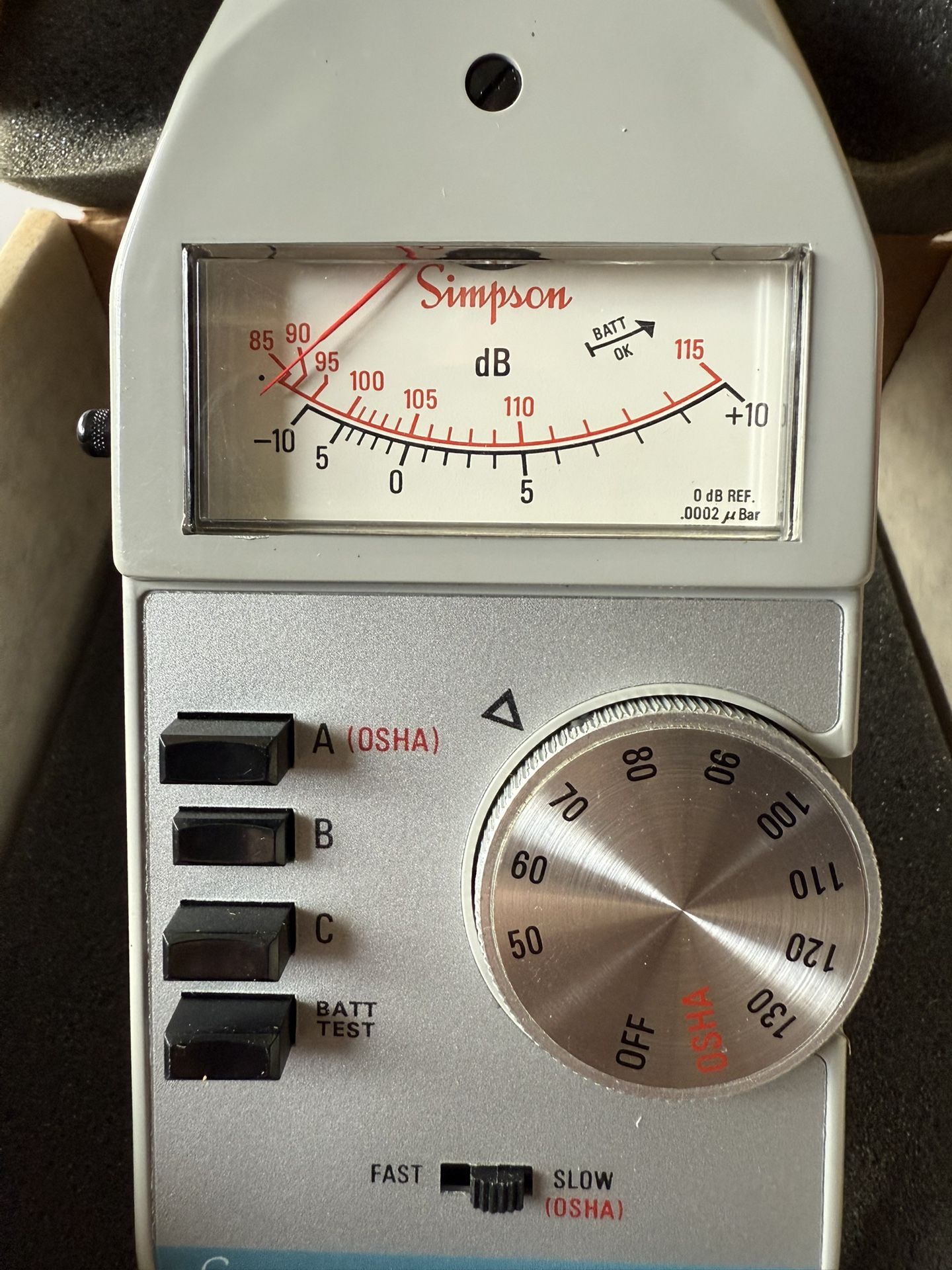 Simpson 886 Sound Level Meter w/ Original Box - photo 4
